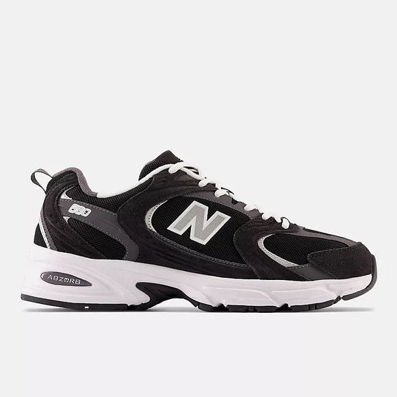 ✔️ NEW BALANCE 530 BLACK SILVER ➰